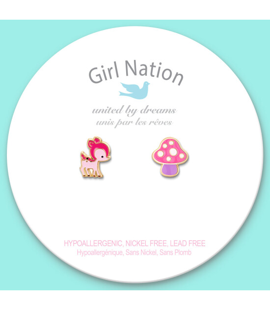 Girl Nation The Perfect Pair Cutie Küpe // Friendly Forest