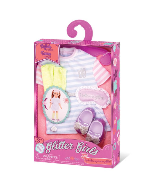 Glitter Girls Oyuncak Bebek Kıyafet Seti // Pyjama & Mask