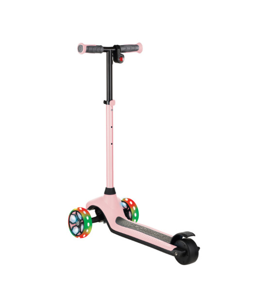 Globber One K E-Motion 4 Plus Işıklı Elektrikli Scooter // Pastel Pembe