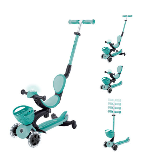 Globber Go Up Baby 360 Işıklı Scooter // Koyu Mint