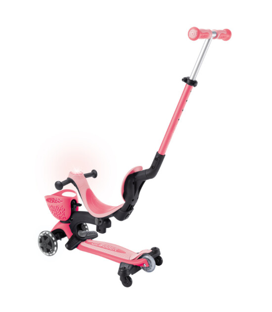 Globber Go Up Baby 360 Işıklı Scooter // Koyu Pastel Pembe