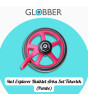 Globber 4in1 Explorer Bisiklet Yedek Parça // Arka Sol Tekerlek (Pembe)