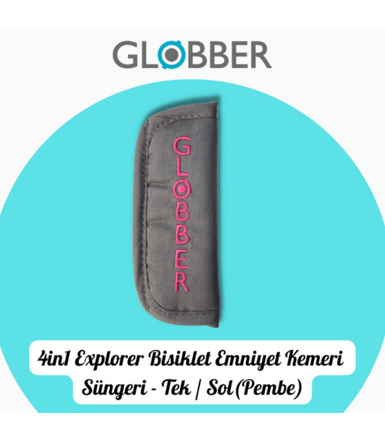 Globber 4in1 Explorer Bisiklet Yedek Parça // Tek Emniyet Kemeri Süngeri (Pembe)