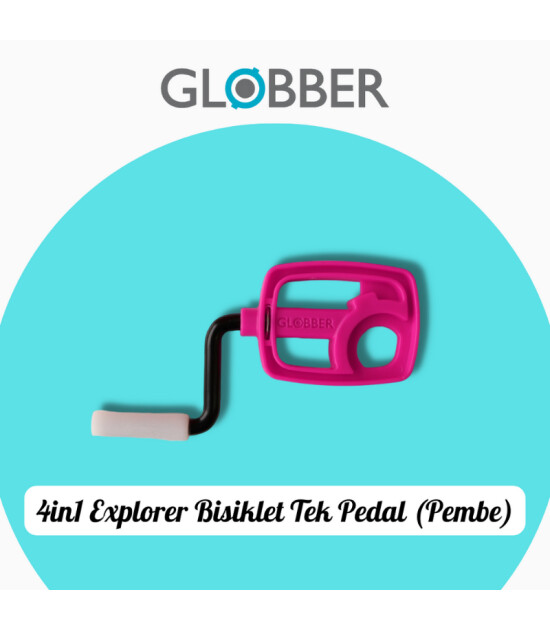 Globber 4in1 Explorer Bisiklet Yedek Parça // Tek Pedal (Pembe)