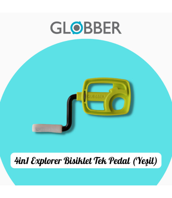 Globber 4in1 Explorer Bisiklet Yedek Parça // Tek Pedal (Yeşil)