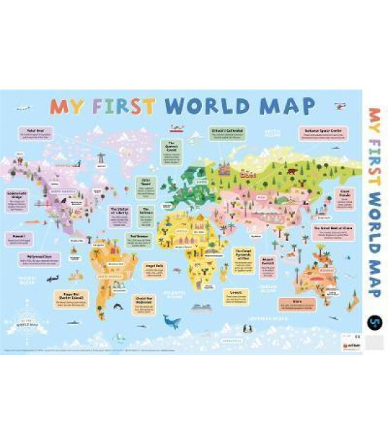 Igloo Books My First World Map