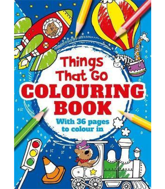 Igloo Books Things That Go Colouring Book