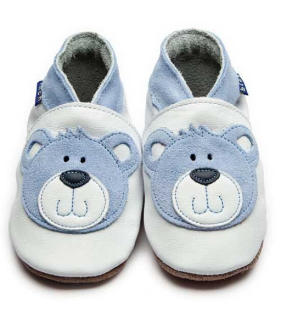 inch Blue Teddy White - Blue