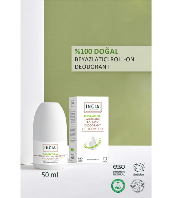 INCIA Roll-On Whitening Deodorant