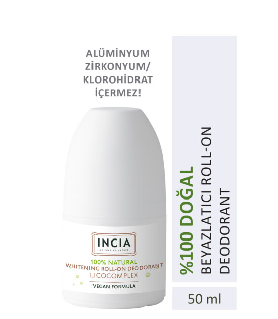 INCIA Roll-On Whitening Deodorant