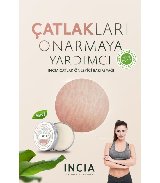 INCIA %100 Doğal Çatlak Onarıcı Balm Yağ