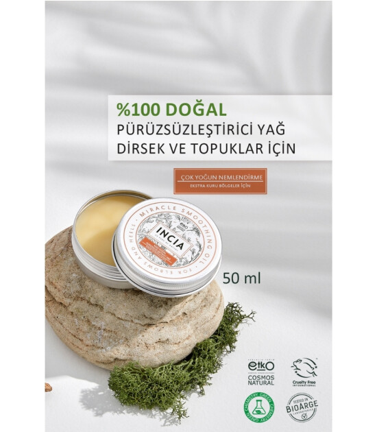 INCIA %100 Doğal Pürüzsüzleştirici Balm Yağ