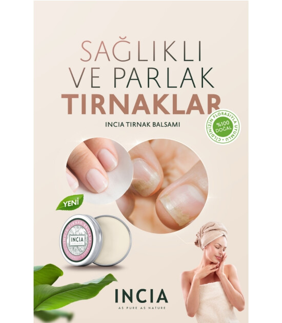 INCIA %100 Doğal Tırnak Bakım Balsam