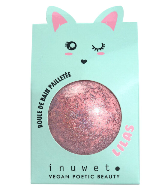 Inuwet Bath Bombes - Banyo Bombası // Glitter Lilac - Pink