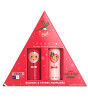 Inuwet Duo Glitter Lip Balm Dudak Nemlendirici Set // Red