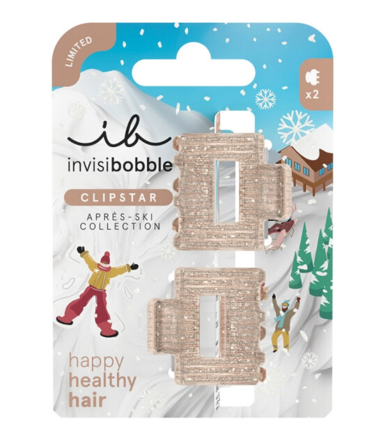 Invisibobble Clipstar S Saç Toka Set // Apres Ski Shimmer