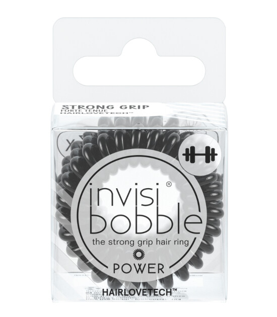 Invisibobble Power Saç Tokası (3 Adet) // True Black