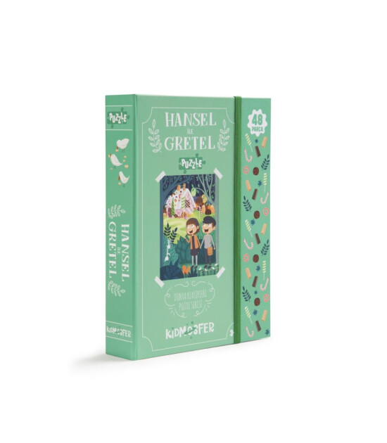 Kidmosfer Hansel ile Gretel Puzzle (Yapboz) 48 Parça  