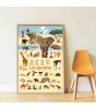 Poppik Discovery Sticker Poster // Savannah