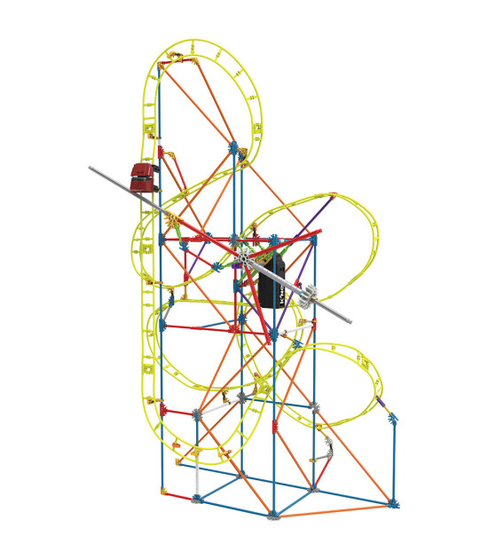 K'Nex K’Nex Clock Work Roller Coaster Seti (Motorlu) Thrill Rides Knex 