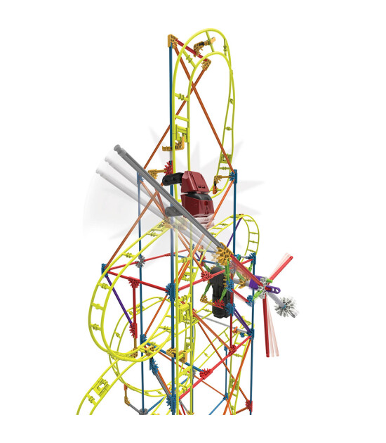 K'Nex K’Nex Clock Work Roller Coaster Seti (Motorlu) Thrill Rides Knex 