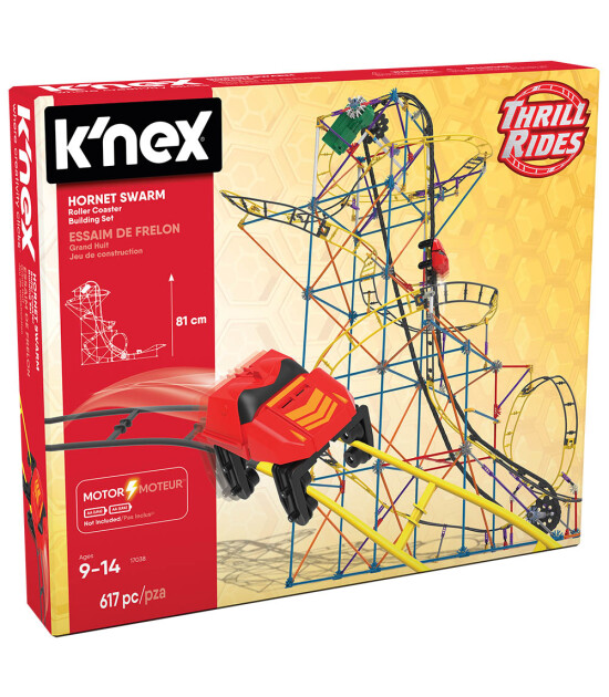 K'Nex  Hornet Swarm Roller Coaster Set 17038 ( Motorlu )          