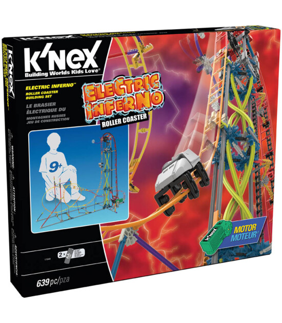 K'Nex K’Nex Electric Inferno Roller Coaster Seti (Motorlu) Thrill Rides