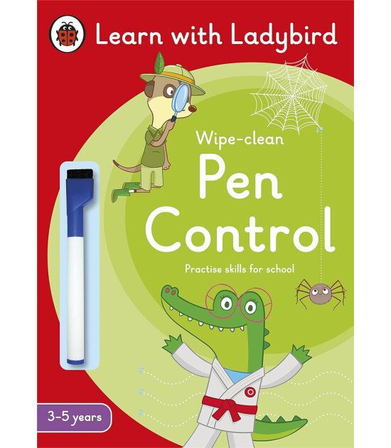 Ladybird Pen Control: A Learn with Wipe-Clean Activity Book