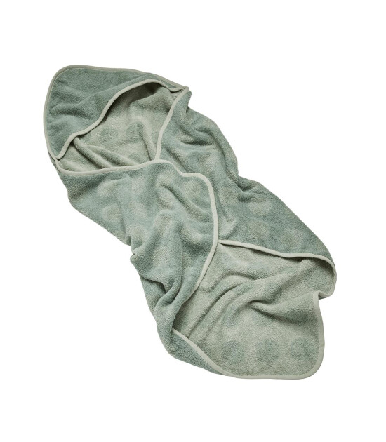 Leander Hoodie Başlıklı Havlu, Sage Green