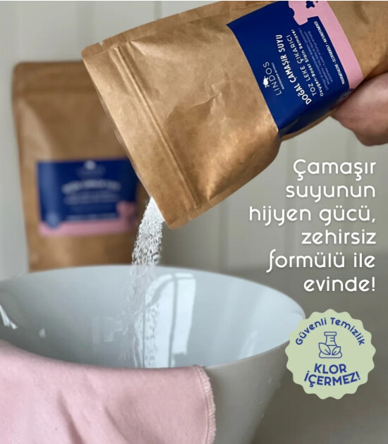 Lindos Doğal Çamaşır Suyu Toz Leke Çıkarıcı