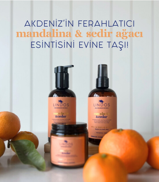 Lindos Saf Sıvı Kastil Sabunu // Mandarin & Cedar