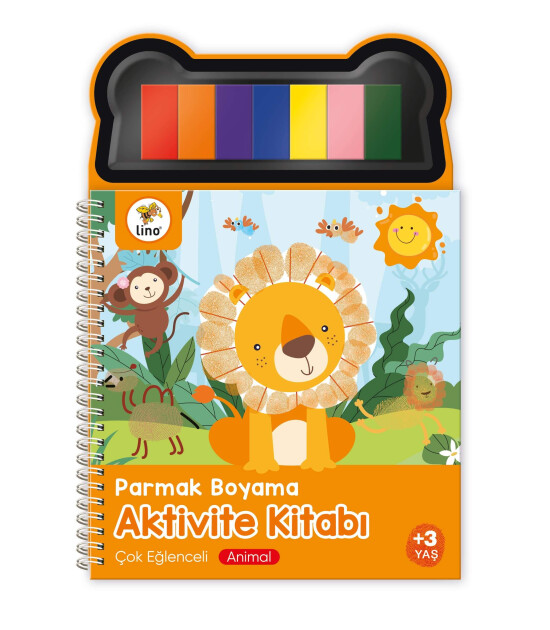 Lino Parmak Boyama Aktivite Kitabı // Animal