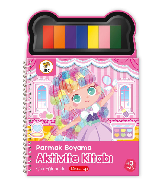 Lino Parmak Boyama Aktivite Kitabı // Dress Up