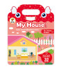 Lino Reusable Tak Çıkar Sticker Kitabı // My House