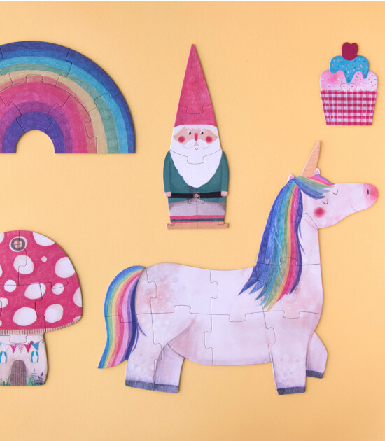 Londji Puzzle // Happy Birthday Unicorn (2-4-6-8-10 Parça)