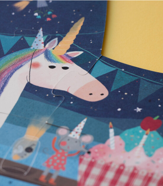 Londji Puzzle // Happy Birthday Unicorn (2-4-6-8-10 Parça)