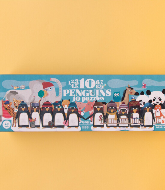 Londji Puzzle // 10 Penguins (1-10 Parçalı 10 Puzzle)