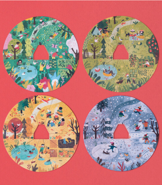 Londji Puzzle // A Home for Nature (10 Parça * 4)