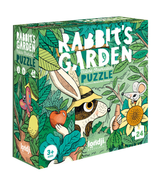 Londji Puzzle // Rabbit's Garden (24 Parça)