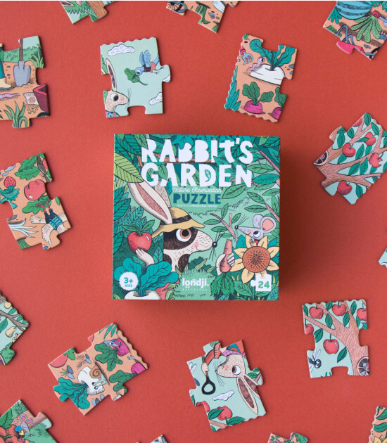 Londji Puzzle // Rabbit's Garden (24 Parça)