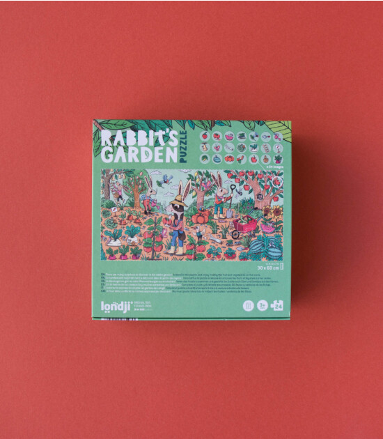 Londji Puzzle // Rabbit's Garden (24 Parça)