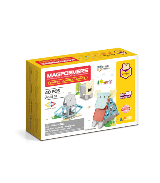 Magformers Mıknatıslı Animal Jumble Set (40 Parça)