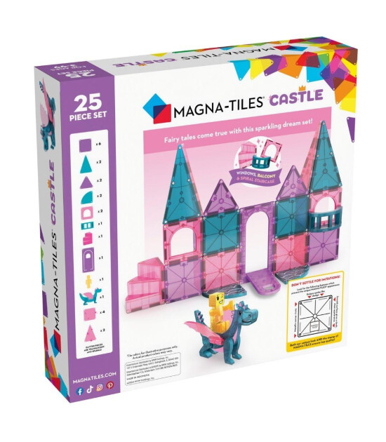 Magna-Tiles Castle (25 Parça) // Prenses Şatosu