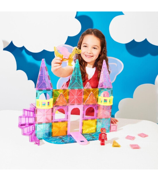 Magna-Tiles Castle DLX + microMAGS (48 Parça) // Prenses Şatosu