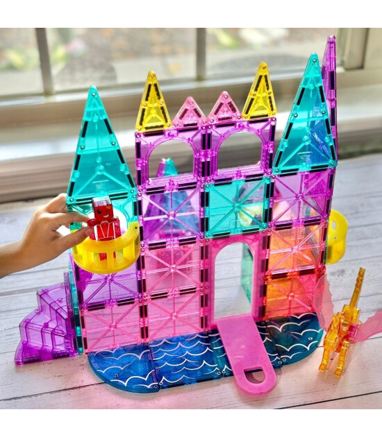 Magna-Tiles Castle DLX + microMAGS (48 Parça) // Prenses Şatosu