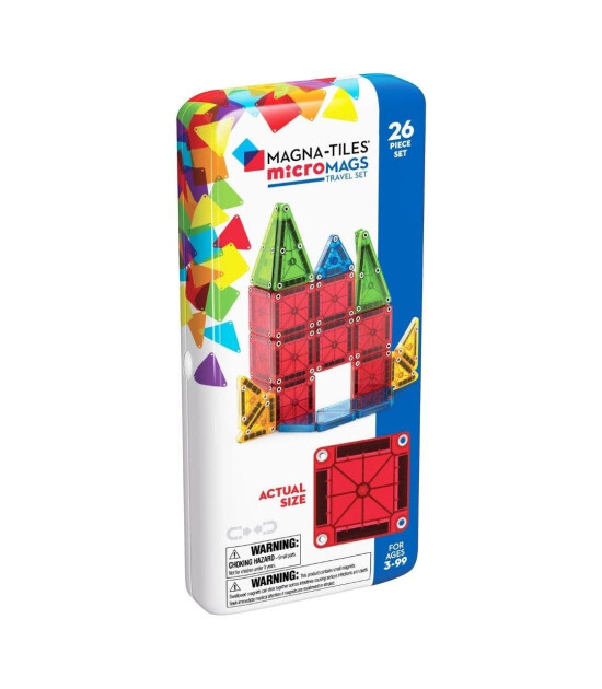 Magna-Tiles microMAGS  (26 Parça) // Seyahat Seti