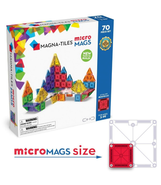 Magna-Tiles microMAGS (70 Parça)