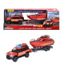 Majorette Land Rover Fire Rescue + Boat