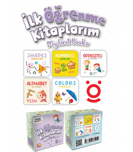 Megakids Yayıncılık İlk Öğrenme Kitaplarım: My First Books (5 Kitap)