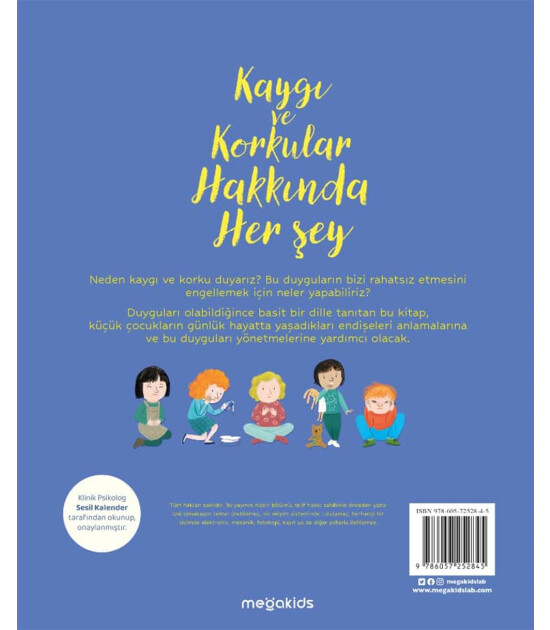 Megakids Yayıncılık Kaygı Ve Korkular Hakkında Her Şey